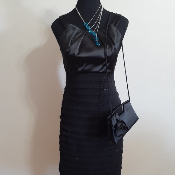 Robe de soirées noire taille Small Laura - Picture 1 of 6